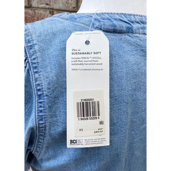 NWT Levi’s Bryn Denim Dress - Picture 9 of 11